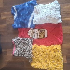 Bundle of girls long sleeves.